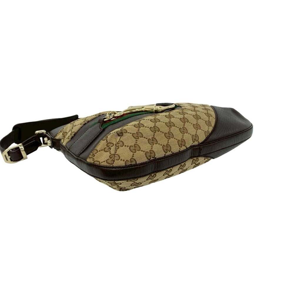 GUCCI Brown Leather Horsebit Shoulder Bag - Picture 7 of 10